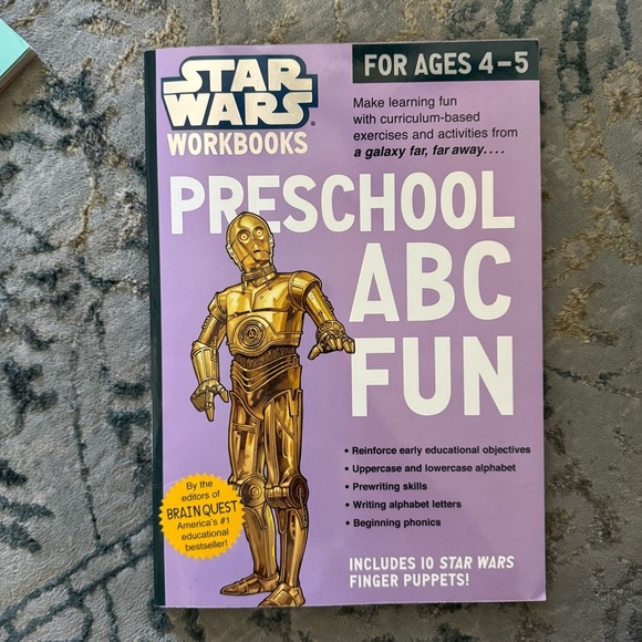 Star Wars Preschool Workbook Set – ABC, Numbers & Shapes (Ages 4–5) - Picture 3 of 8